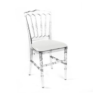 Chaises transparentes à louer